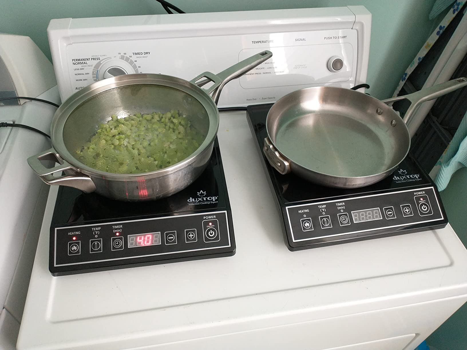 Duxtop 1800W Portable Induction Cooktop Countertop Burner, Black 9100MC | BT-M20B customer photo 1