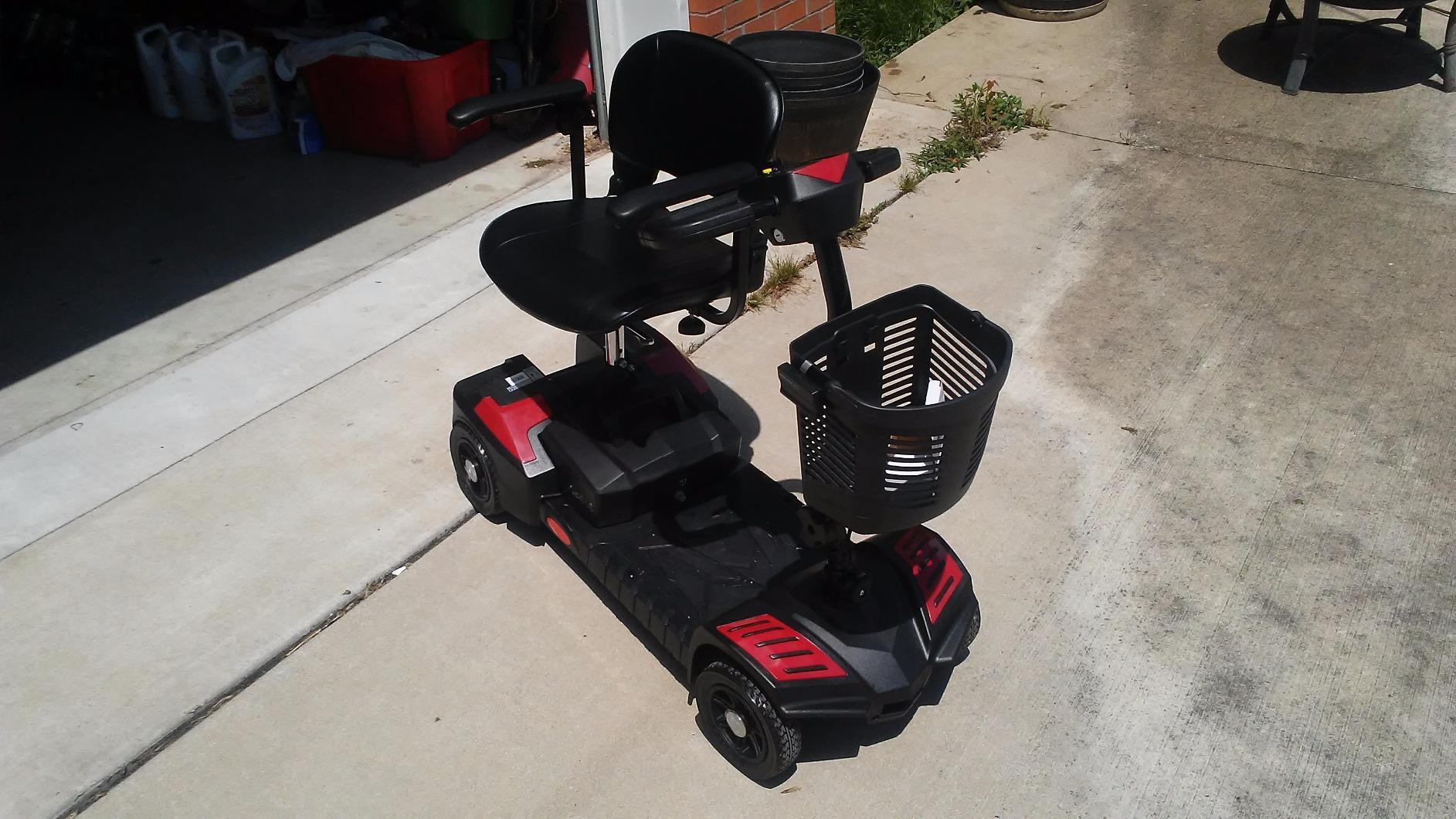 Drive Medical Scout Compact Travel Power Scooter, 4 Wheel Design, Lightweight, Compact Travel Power Scooter for Convenient On-the-Go Daily Mobility customer photo 1