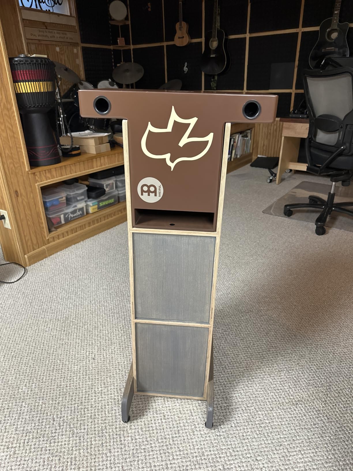Meinl Slaptop Cajon Box Drum with Internal Snares and Forward Projecting Sound Ports - NOT MADE IN CHINA - Walnut Playing Surface, 2-YEAR WARRANTY (TOPCAJ2WN) customer photo 2