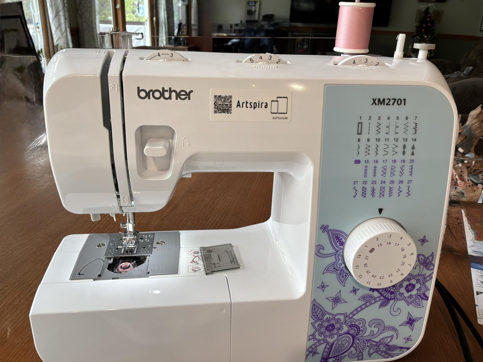 Brother XM2701 Sewing Machine, Portable with 27 Stitches, 6 Sewing Feet, Auto Needle Threader, Free Arm customer photo 2