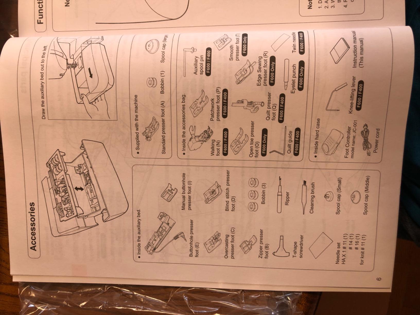 Juki HZL-F600 Full Sized Computer Sewing and Quilting Machine customer photo 2