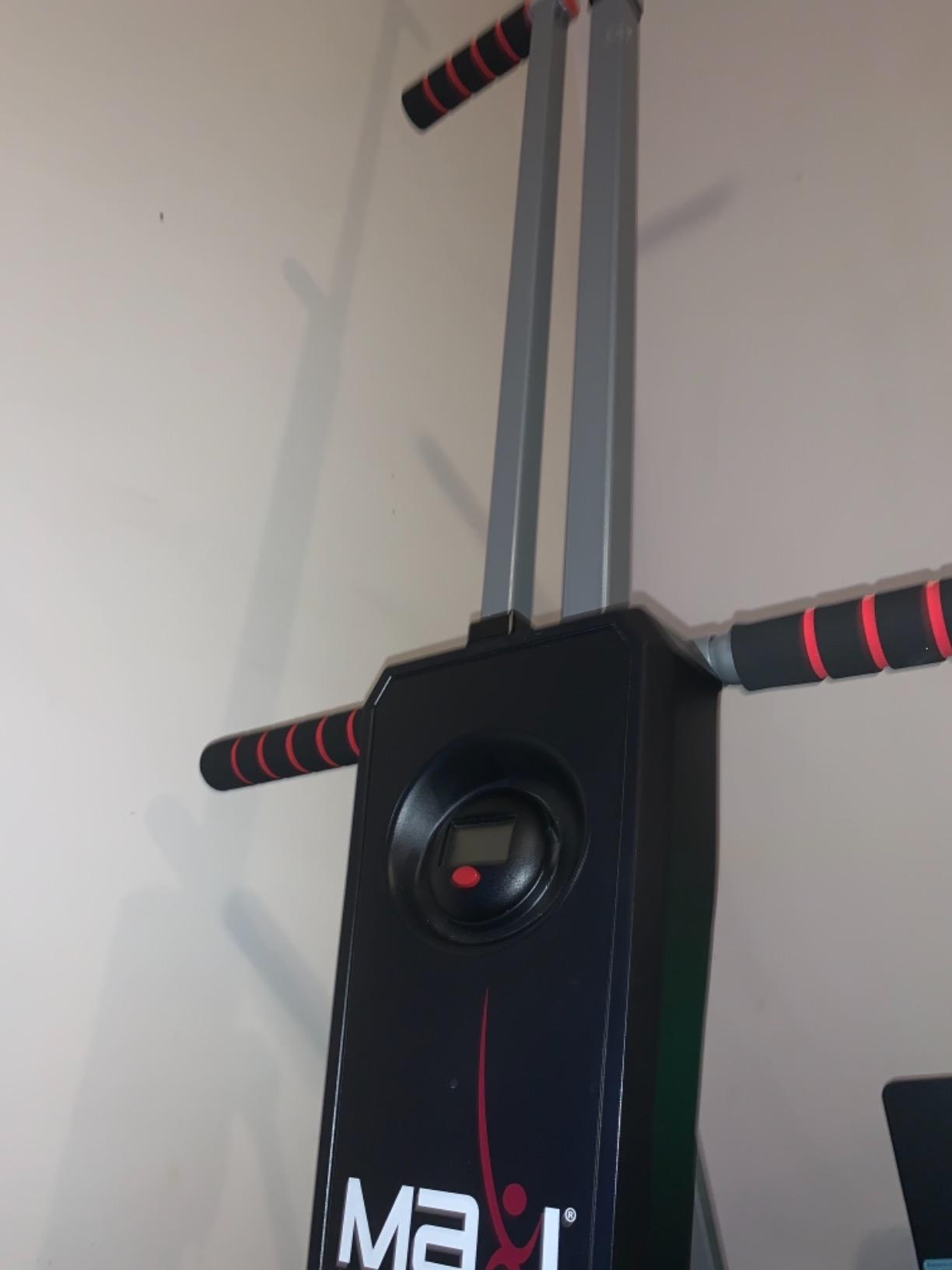 MaxiClimber 2.0 Vertical Climber ERS (Elastic Resistance System) - Easy to Assemble, Folding Exercise Machine Combines Cardio & Strength Training for a Low Impact, Full Body Workout - Free Fitness App customer photo 2