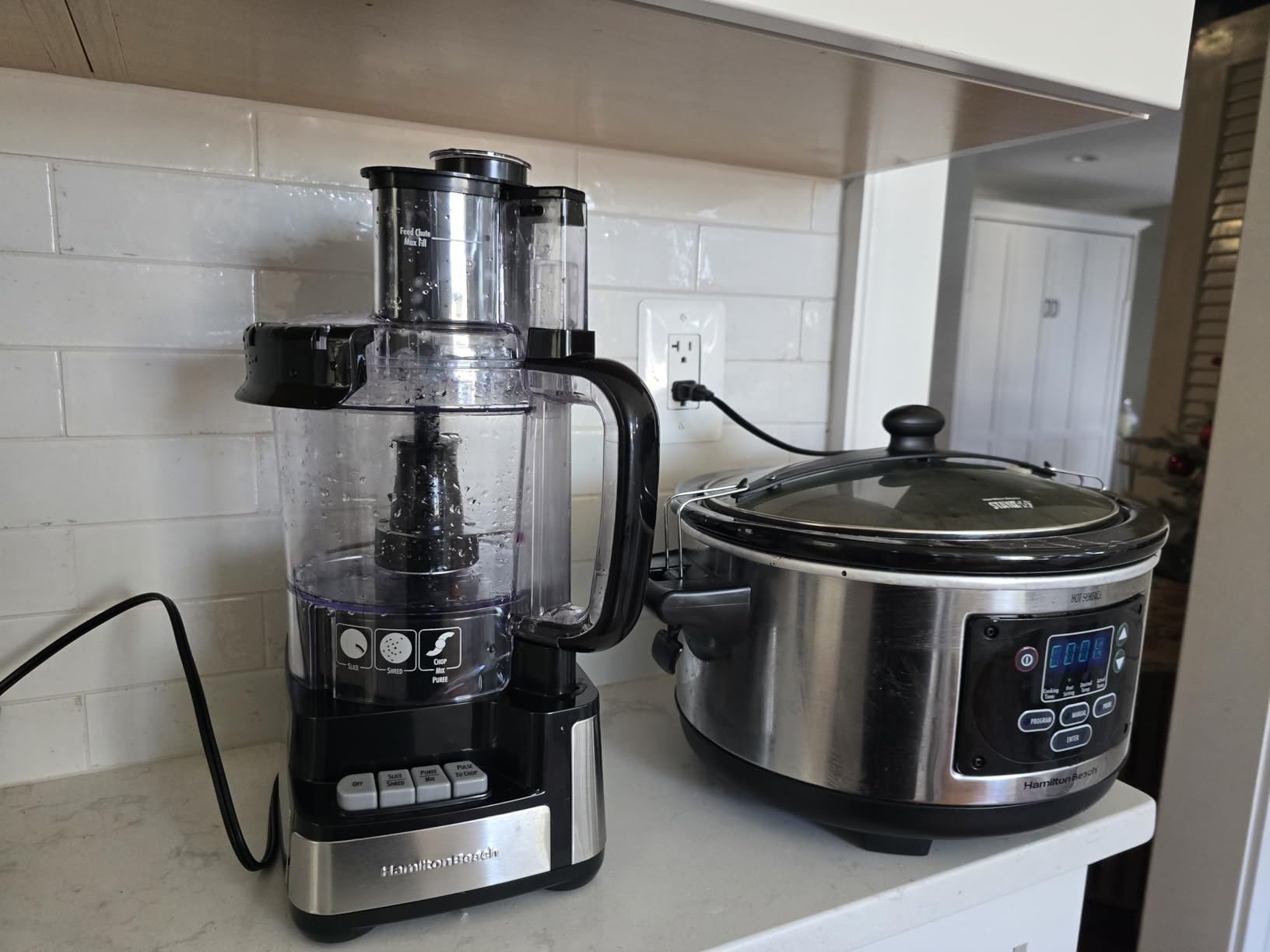 Hamilton Beach 12 Cup Stack & Snap Food Processor and Vegetable Chopper, BPA Free, Stainless Steel Blades, 2-Speed 450 Watt Motor, 70725AG customer photo 2