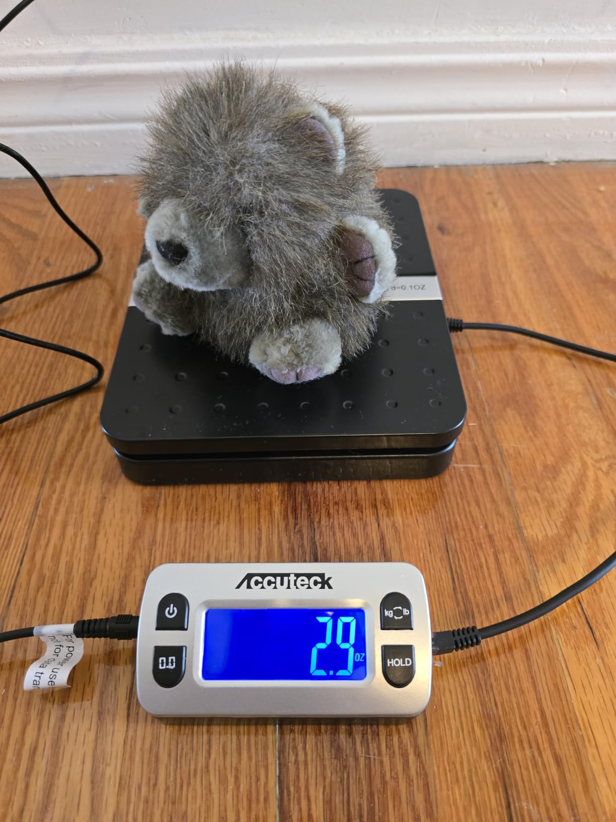 ACCUTECK 8580 High Capacity 110 Lbs High Accuracy 0.1OZ Digital Postal Scale with Remote Display, Batteries and USB Cable and AC Adapter Included customer photo 1