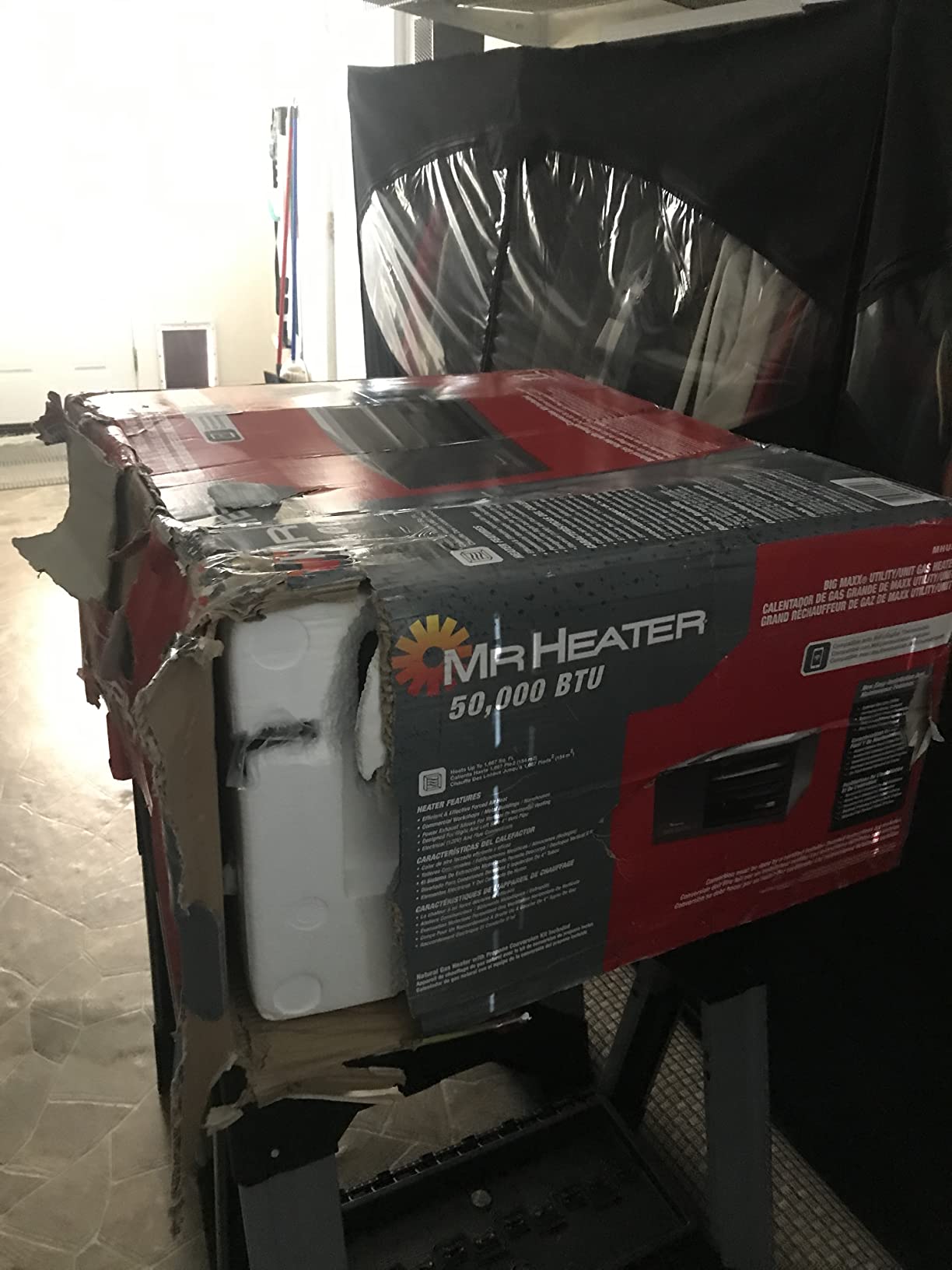 Mr. Heater 50,000 BTU Forced-Air Unit Heater (Propane or Natural Gas) customer photo 1