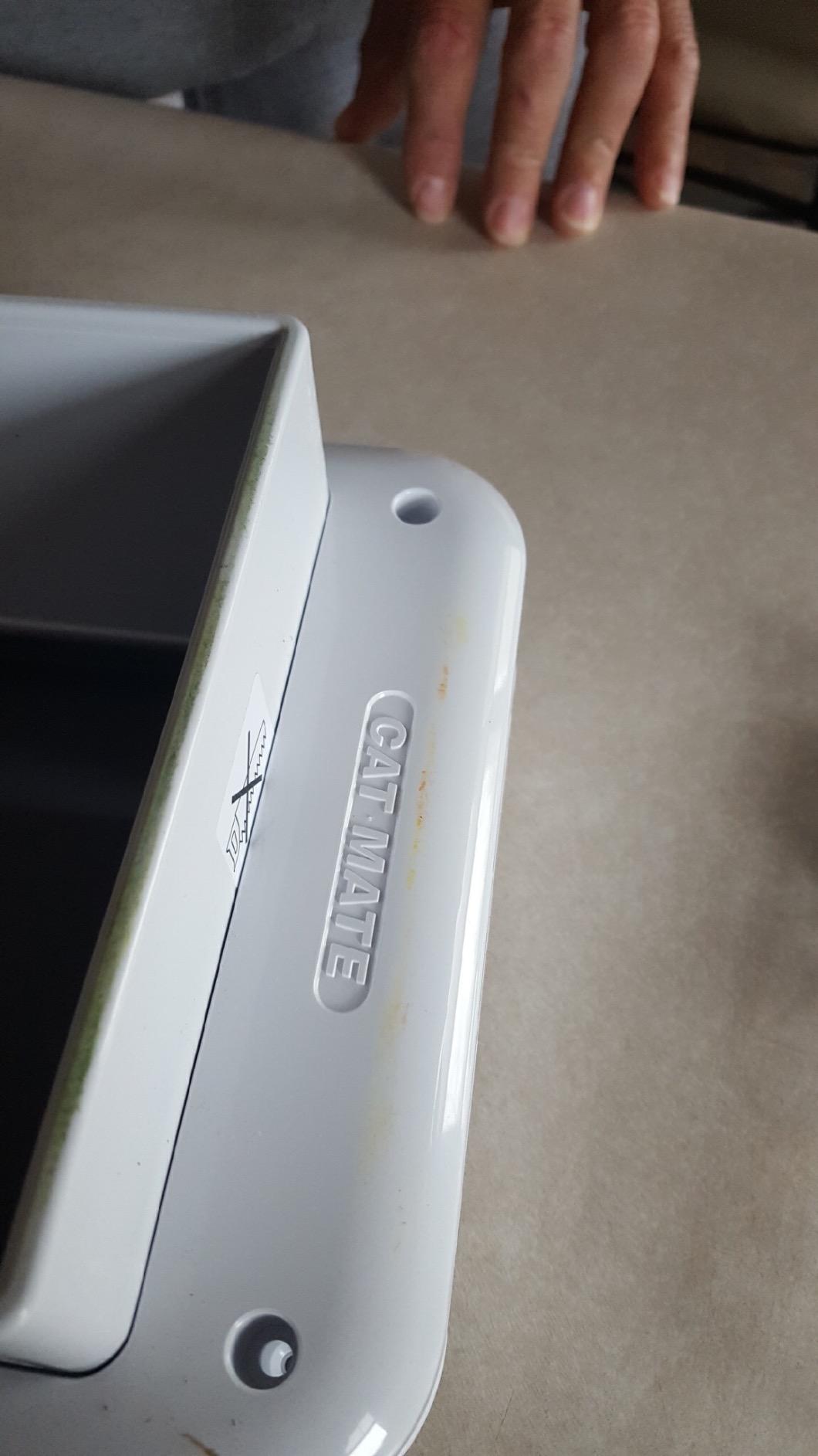 Cat Mate Microchip Activated Cat Flap, For Cats and Small Dogs, Easy Installation in UPVC Doors, Glass, and Wooden Doors - White customer photo 1