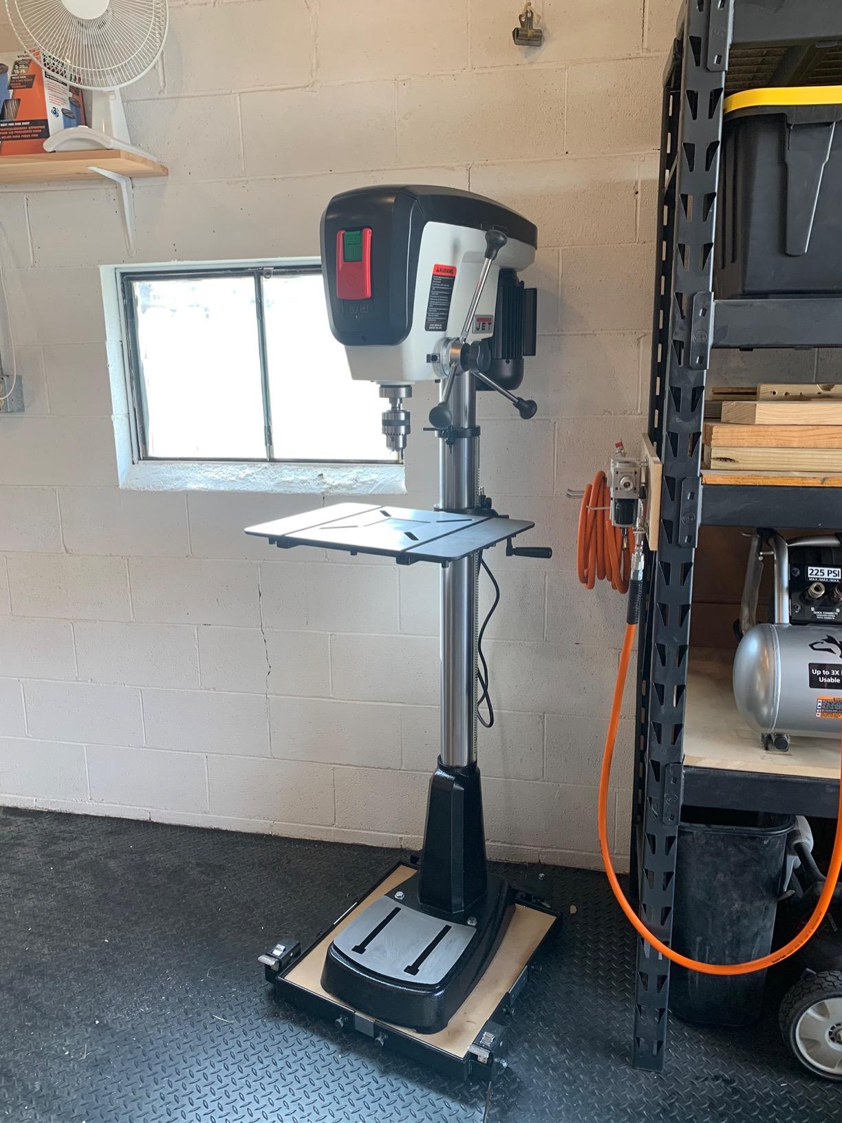 JET 17-Inch Floor Drill Press, 16 Speed, 3/4 HP, 115V 1Ph (Model JDP-17) customer photo 2