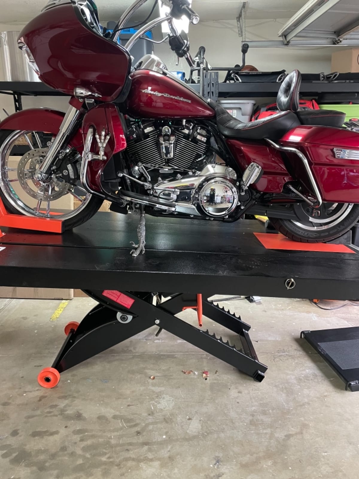Motorcycle Lift Table, Pneumatic, 1,500 lb, ProLift, 31.25