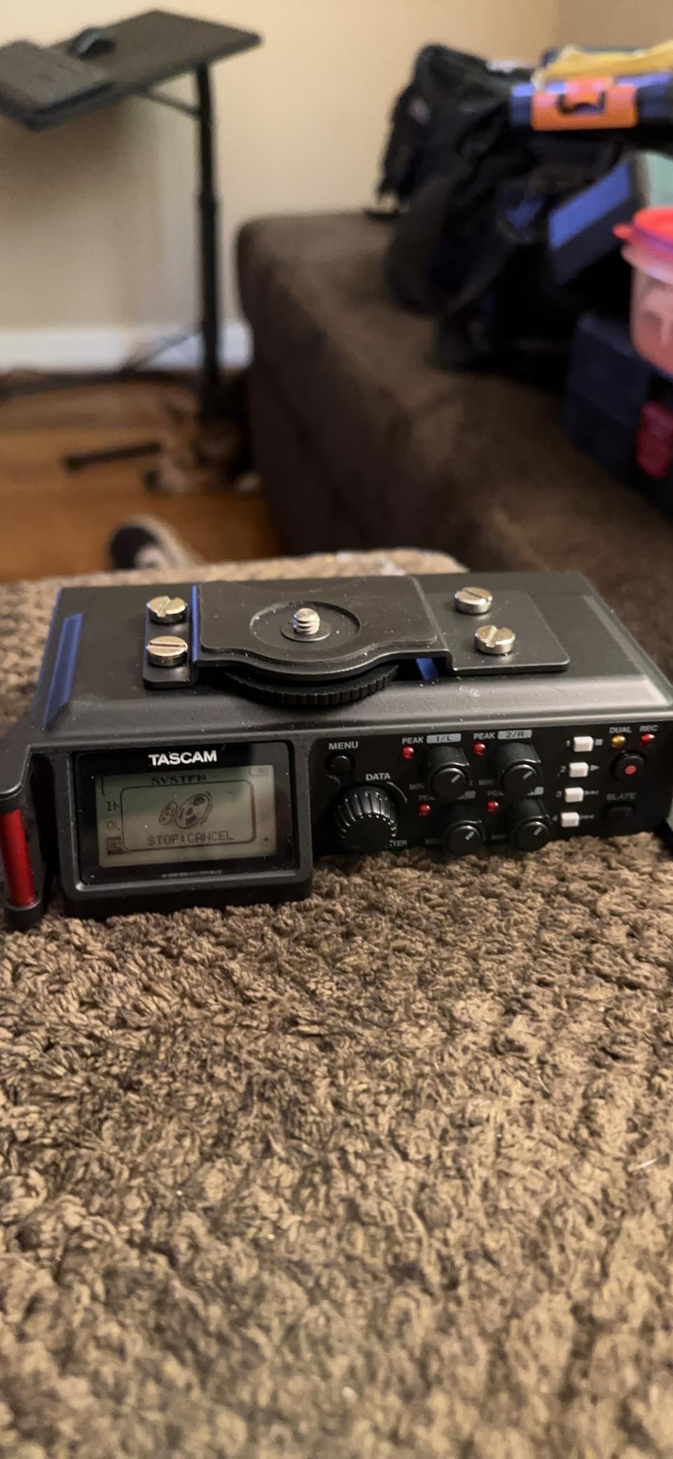 TASCAM 4-Channel Portable Audio Recorder for Videographers, 4 Combo XLR/TRS Inputs, 2 Internal Mics, Limiter, HP Filter (DR-70D) customer photo 2