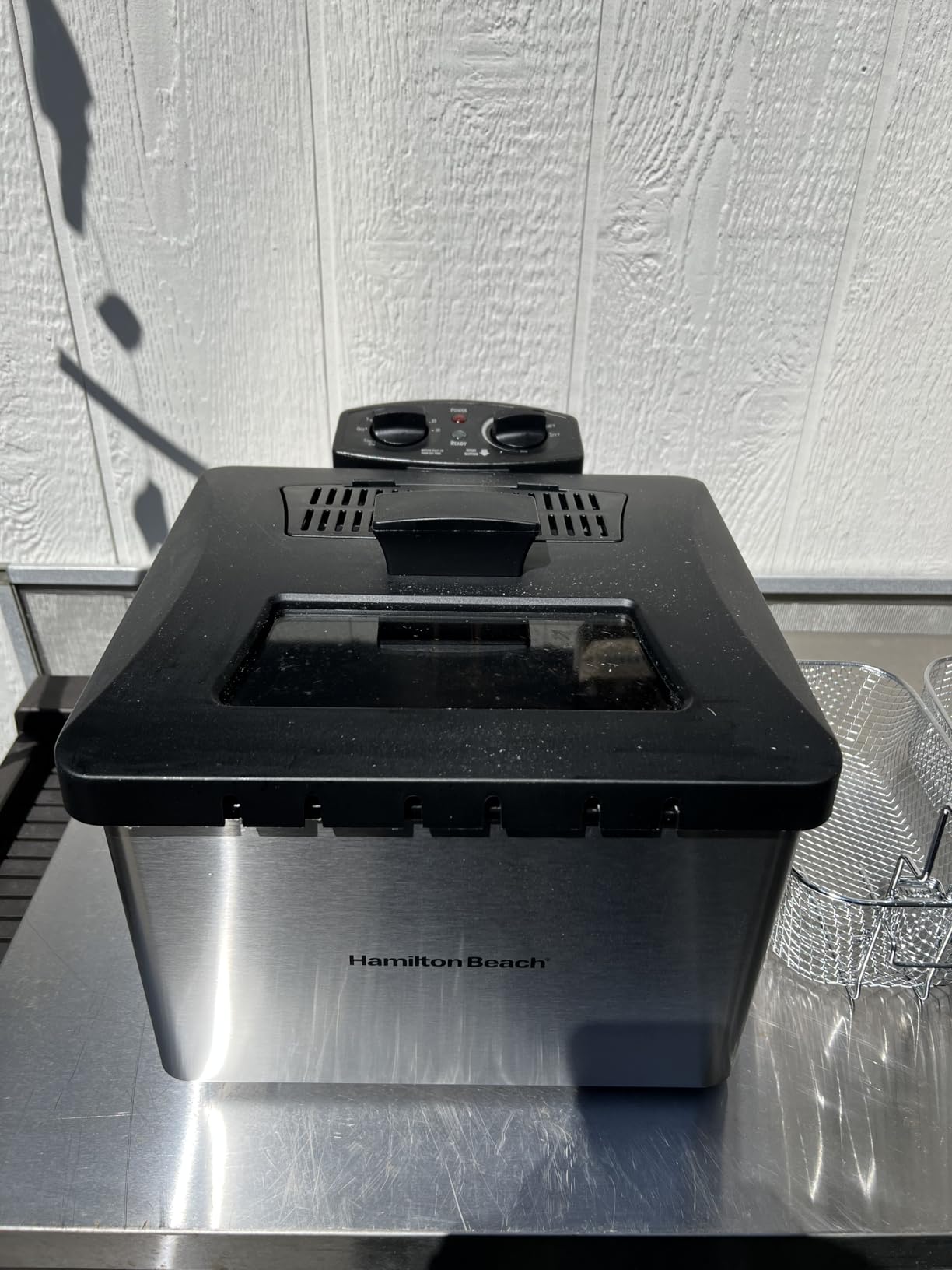 Hamilton Beach Professional Style Electric Deep Fryer With 2 Baskets | 4.5 Liter / 19 Cup Oil Capacity | 1800 Watts | Lid With View Window | Easy Detach Magnetic Cord | Stainless Steel | 35036 customer photo 2