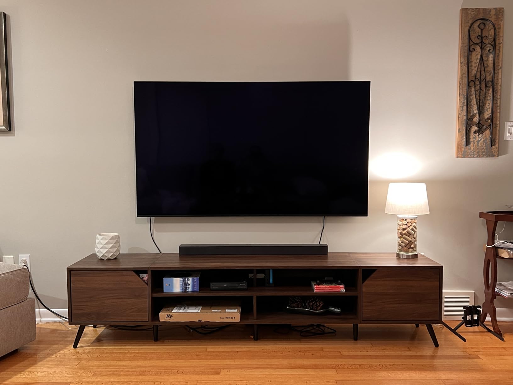 Mounting Dream TV Mount Fixed for Most 42-84 Inch Flat Screen TV UL Listed | TV Wall Mount Bracket up to VESA 600 x 400mm and 132 lbs - Fits 16