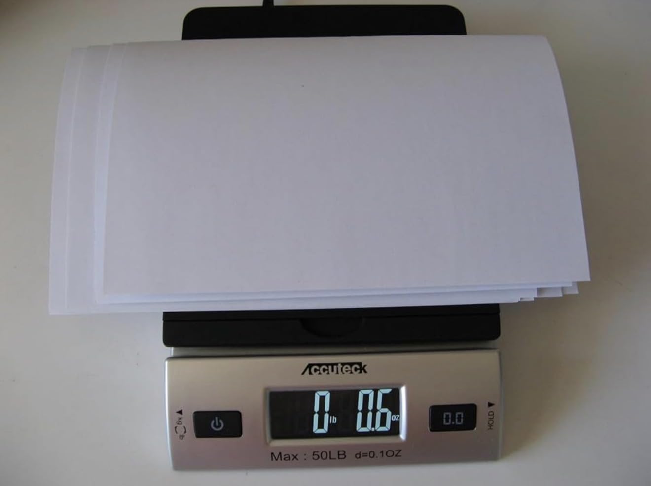 Accuteck 8250 High Accuracy Digital Shipping Scale and Postal Scale, 0.1oz Precision, 50Lb customer photo 2