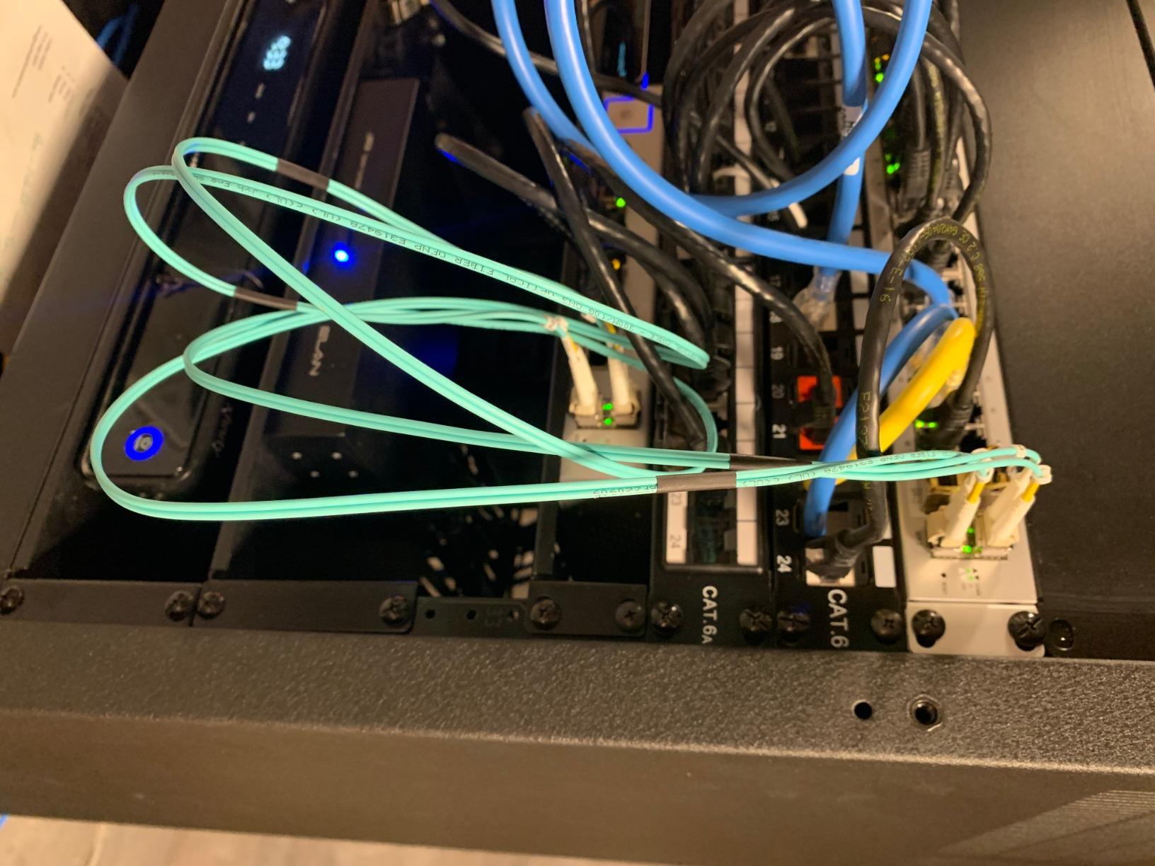 Cable Matters 40Gb OM3 LC to LC Plenum Fiber Optic Cable, 3.3ft / 1m | OFNP Plenum Fiber Cable, Multimode Duplex, 50/125um customer photo 1