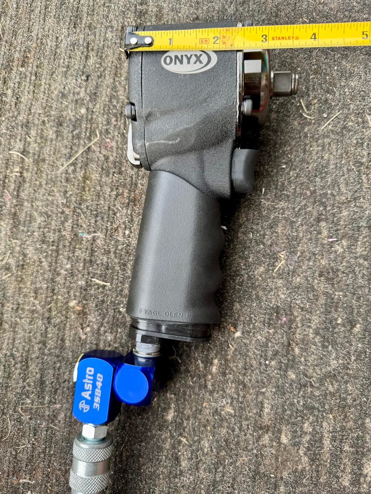 Astro Pneumatic Tool 1822 ONYX 1/2