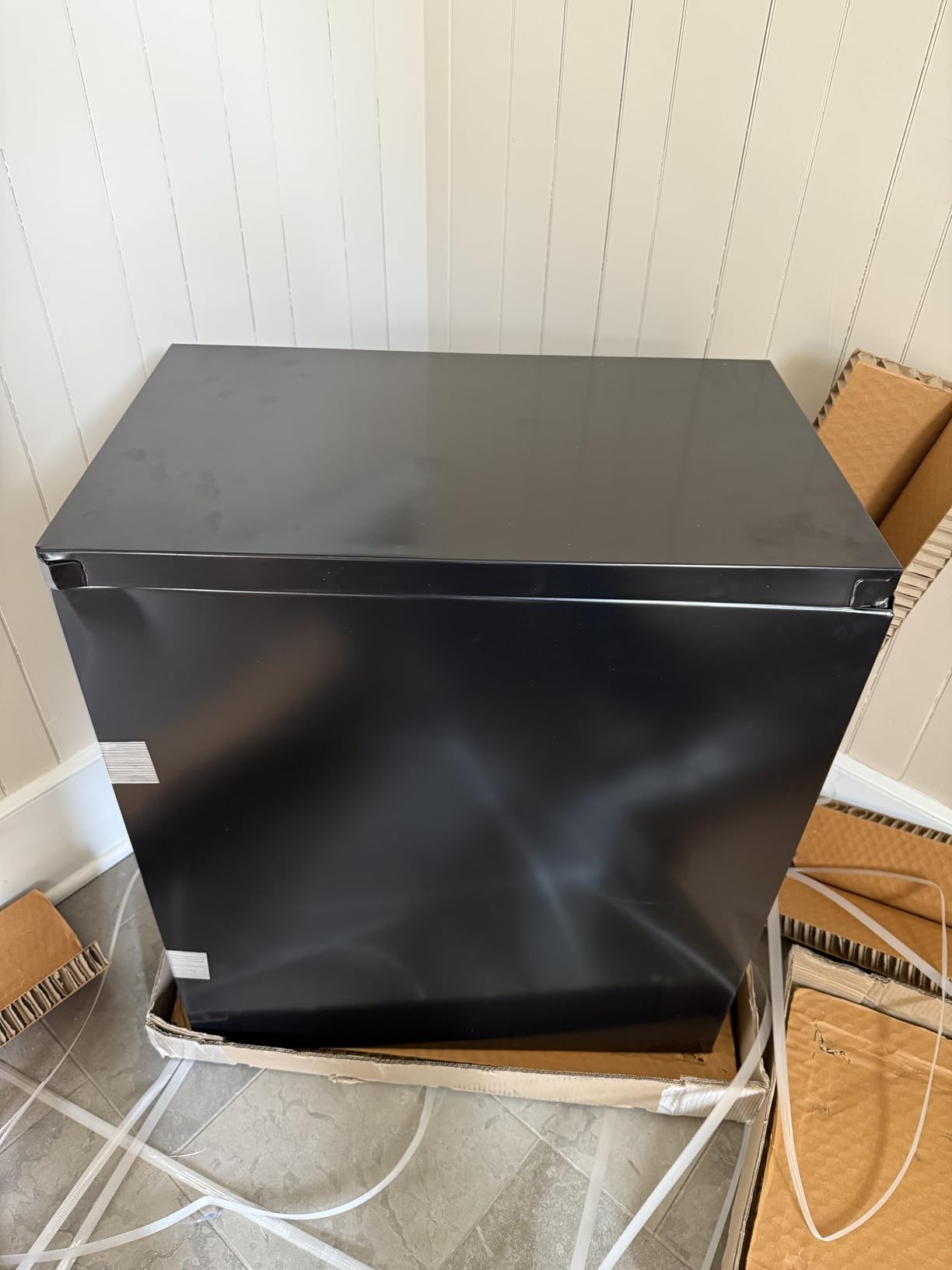 Staples 2-Drawer Vertical File Cabinet, Letter Size, Lockable, Black | 22in D x 15in W x 28.38in H. Secure storage for letter-size documents. customer photo 1