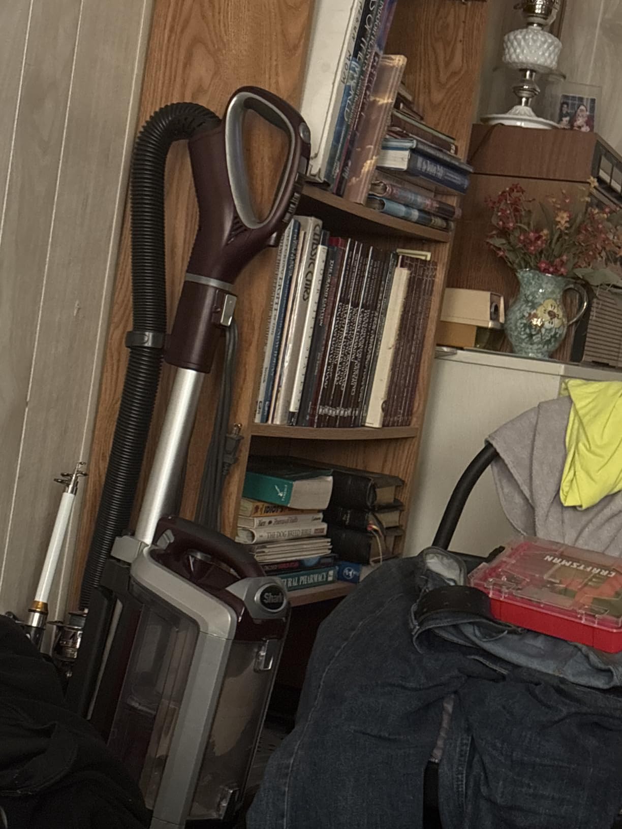 Shark NV752 Rotator Powered Lift-Away TruePet Upright Vacuum with HEPA Filter, Large Dust Cup Capacity, LED Headlights, Upholstery Tool, Perfect Pet Power Brush & Crevice Tool, Bordeaux customer photo 1