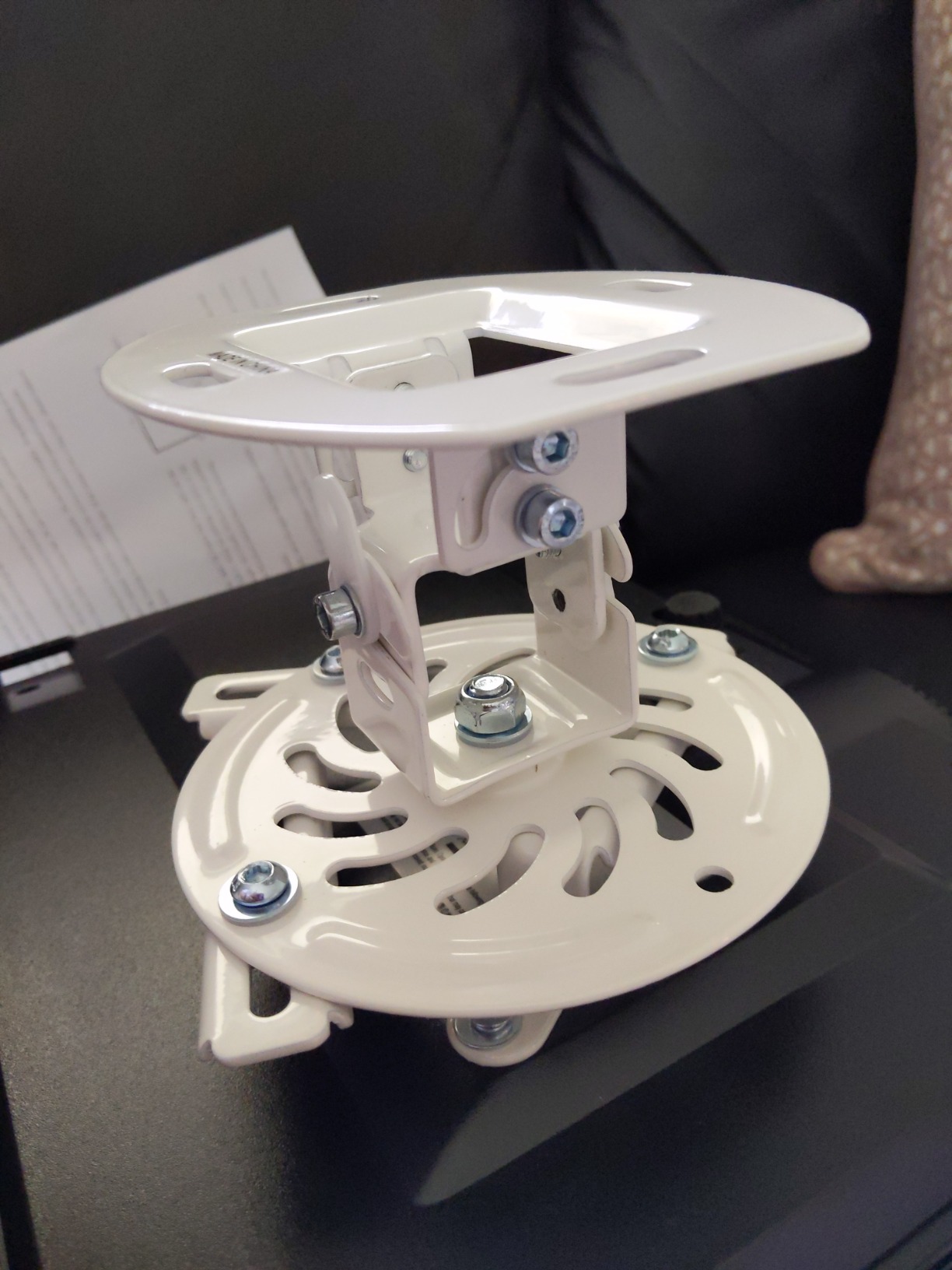 VIVO Universal Adjustable Ceiling Projector, Projection Mount Extending Arms Mounting Bracket, White, MOUNT-VP01W customer photo 2
