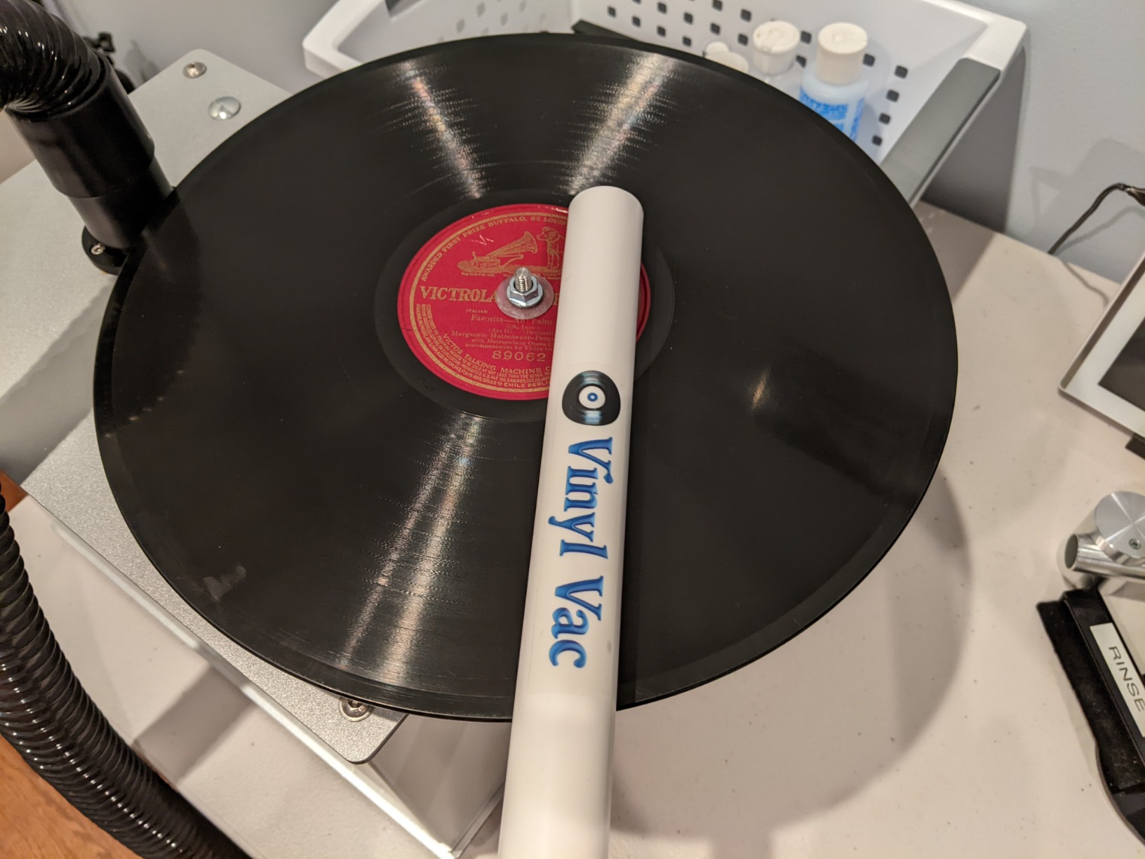 33 - Vinyl Record Cleaning Kit- Record Vacuum Wand for Deep Cleaning (Attaches to Your Wet Dry Vacuum Hose, U.S. Standard 1.25