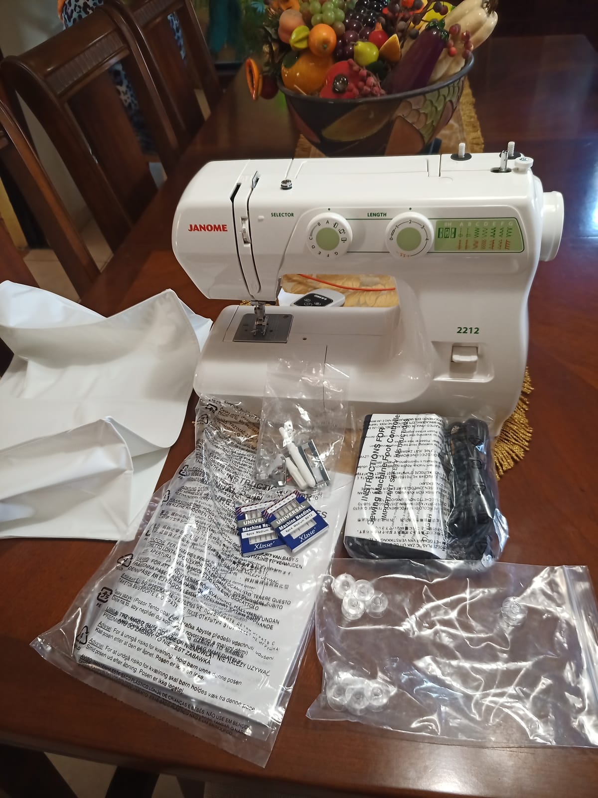 Janome 2212 Sewing Machine Includes Exclusive Bonus Bundle customer photo 2