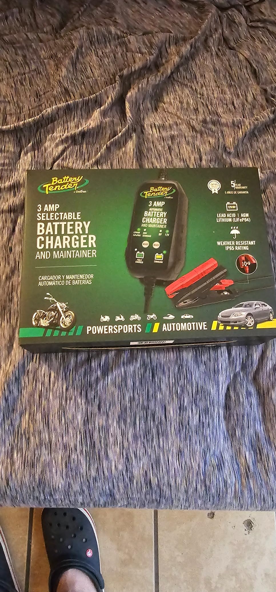 Battery Tender 3 AMP Battery Charger and Maintainer - Automotive Switchable 12V or 6V Smart Automatic for Cars SUVs and Trucks customer photo 1
