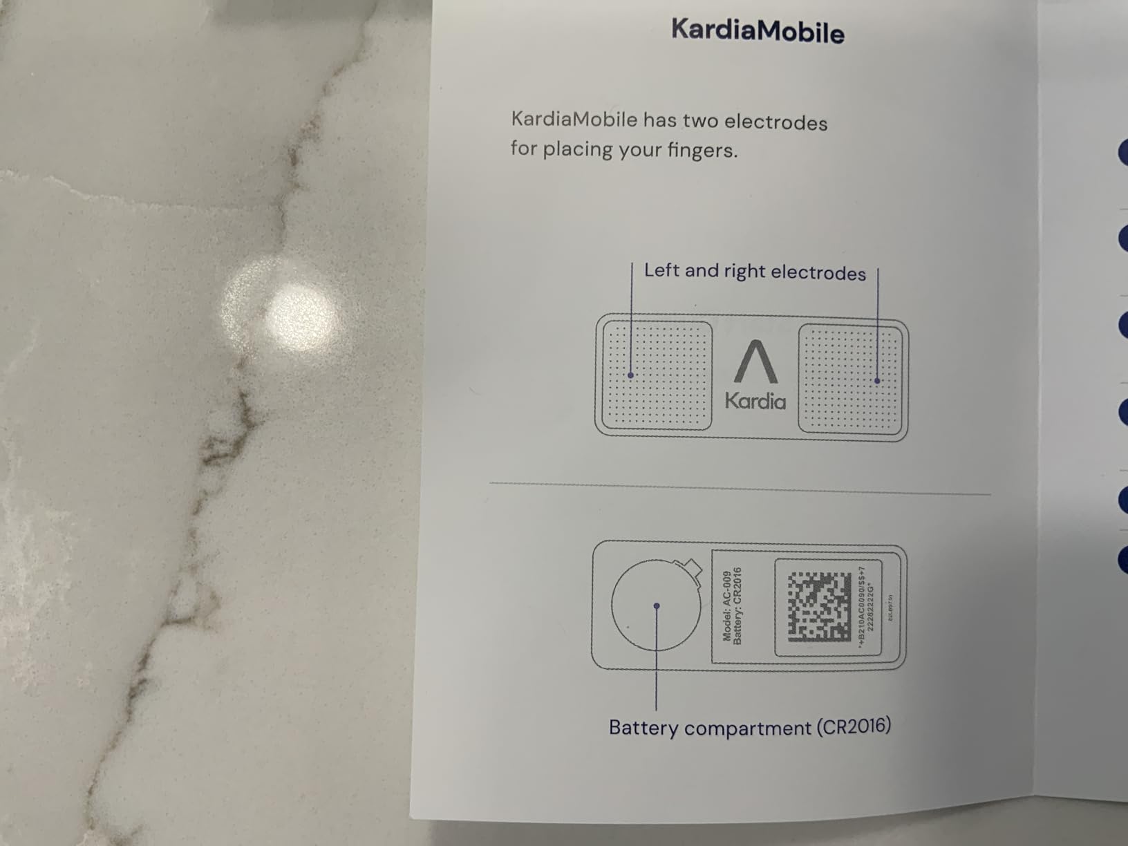 KardiaMobile 1-Lead EKG Monitor, Medical-Grade FDA-Cleared Personal Heart Monitor, Detects Normal, AFib & Arrhythmias, 30 Second Results, Works with Smartphones customer photo 1