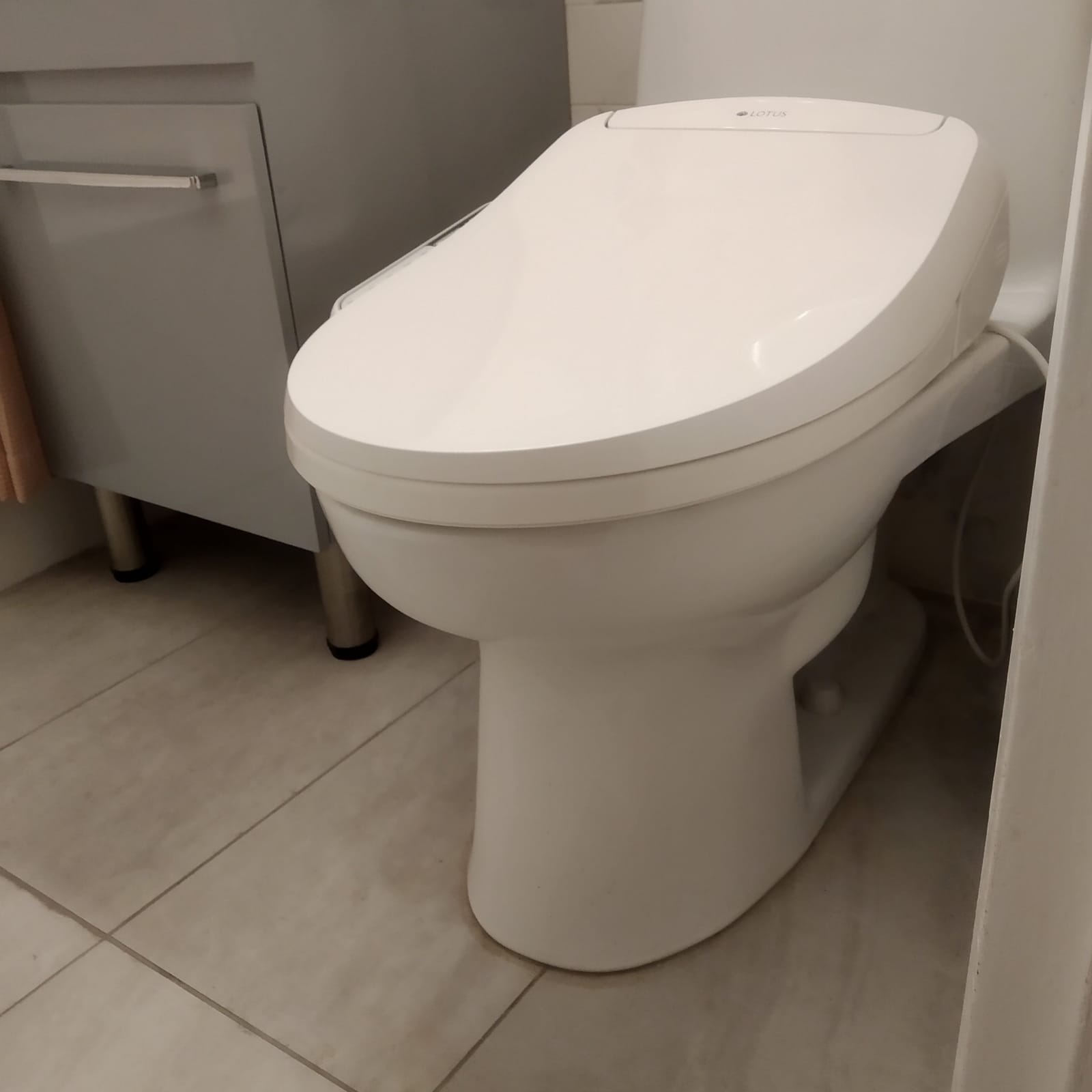 Lotus Bidet ATS-500 Elongated | Heated Toilet Seat with Adjustable Warm Water Wash, Stainless Steel Nozzle, Side Control Panel, Warm Air Dryer, Eco Mode, Easy DIY Installation customer photo 1