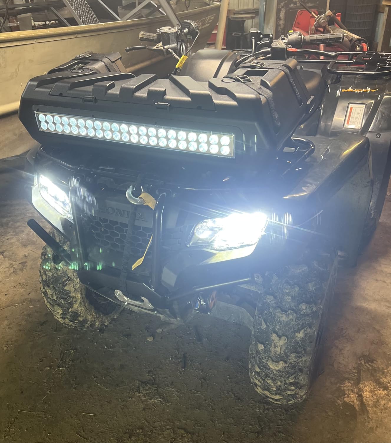BOSS Audio Systems ATV95LED ATV UTV Sound System, Amp and 8 Inch Speakers customer photo 1