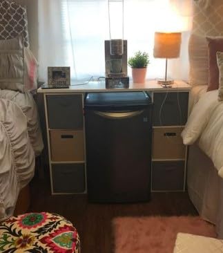 BLACK+DECKER 2.5 Cu. Ft. Compact Refrigerator, BCRK25V, Stainless Look | Energy Star Certified, Single Door Mini Fridge with Chiller Compartment, Personal Fridge for Home or Dorm, R600a Refrigerant customer photo 2
