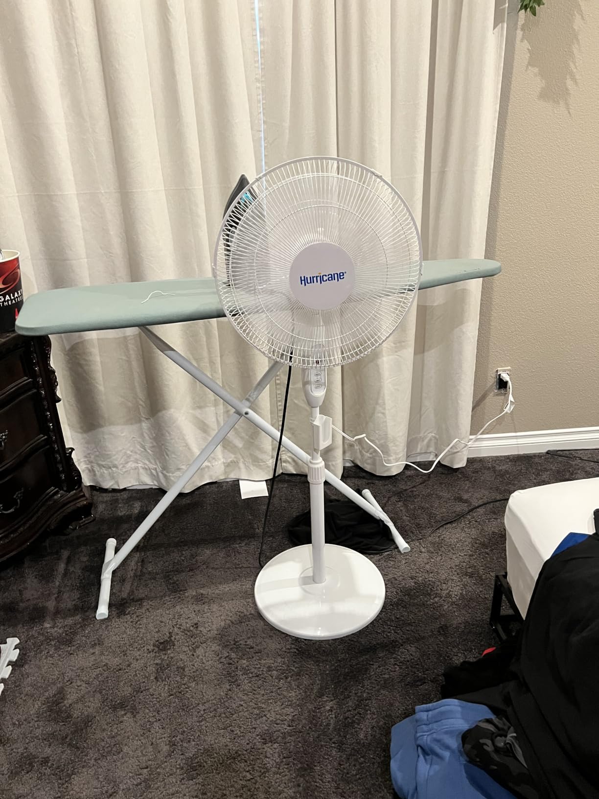 Hurricane Pro High-Velocity Oscillating Metal Stand Fan, 3 Speeds, 20in | Heavy-Duty Cooling Pedestal Unit w/ 4500 CFM, Adjustable Tilt & Height for Home, Garage, Gym & Workshop customer photo 2