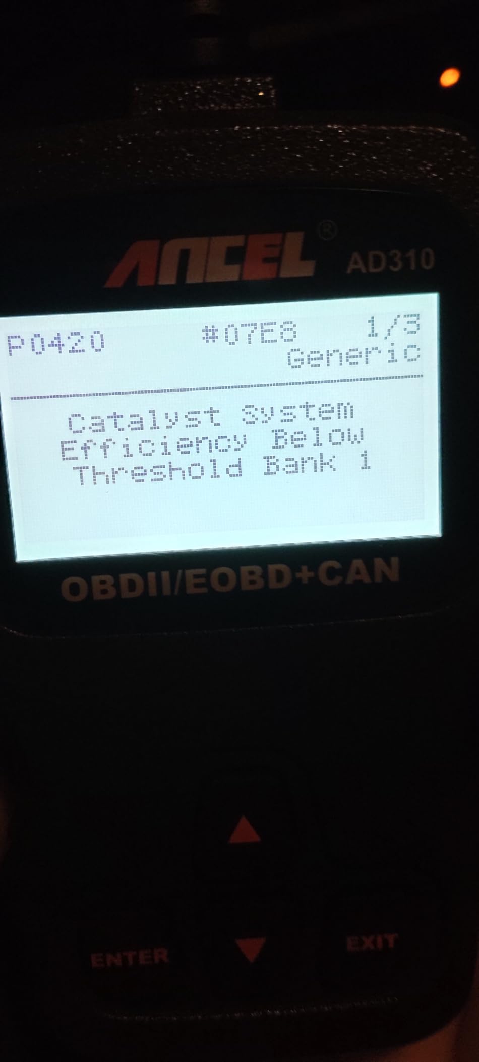 ANCEL AD310 Classic Enhanced Universal OBD II Scanner Car Engine Fault Code Reader CAN Diagnostic Scan Tool, Read and Clear Error Codes for 1996 or Newer OBD2 Protocol Vehicle (Black) customer photo 1