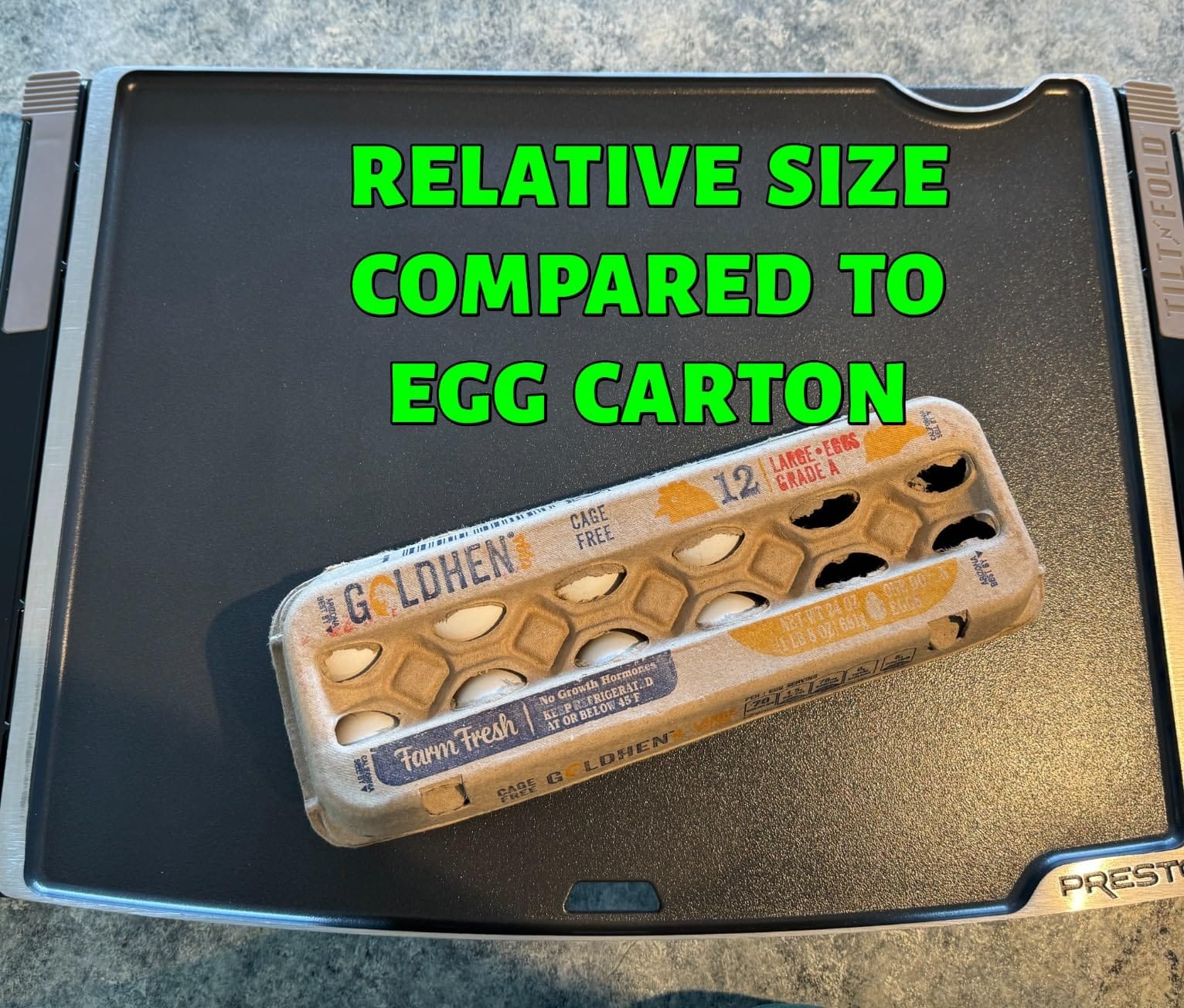 Presto 07073 Tilt-N-Fold X-Large Electric Griddle customer photo 1