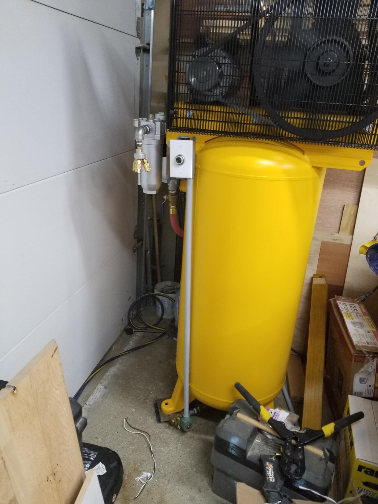 60 Gal. 175 PSI Two Stage Stationary Electric Air Compressor customer photo 2