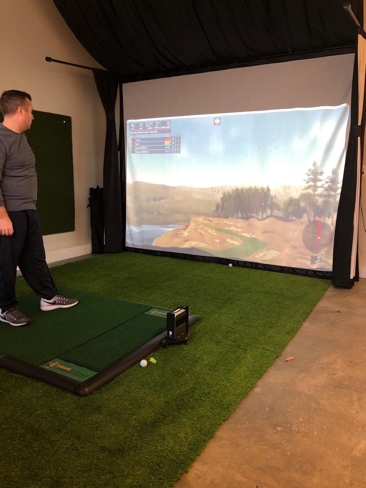 SKYTRAK Golf Launch Monitor | Photometric Technology for Ball Speed, Carry & Total Distance, Spin Rates, Launch & Shot Shape Data | Golf Simulator & Practice customer photo 2