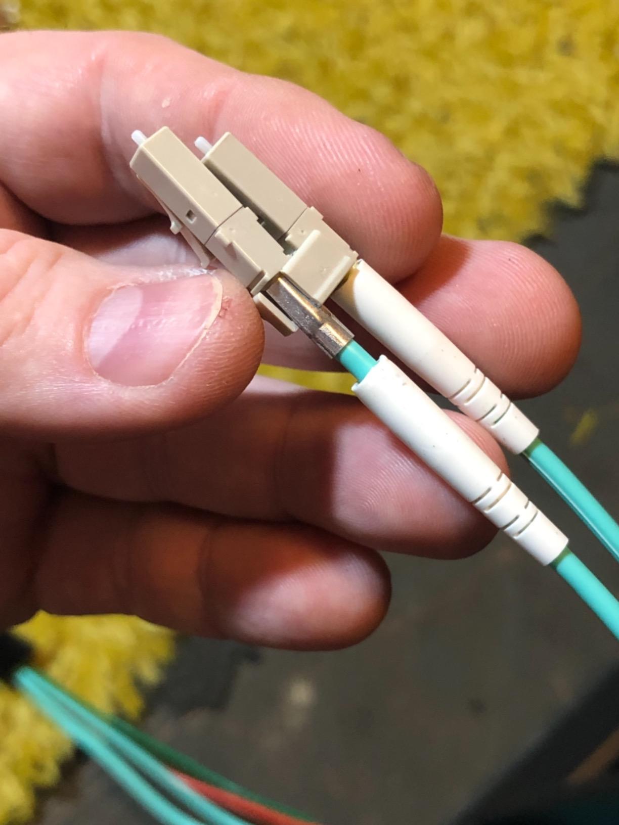 Individually Tested LC to LC Fiber Patch Cable | OM3 Multimode Duplex 50/125um 10G/40G Optical Fiber Jumper, LSZH for SFP+ Transceivers Data Center 2M6FT 5Pack customer photo 1