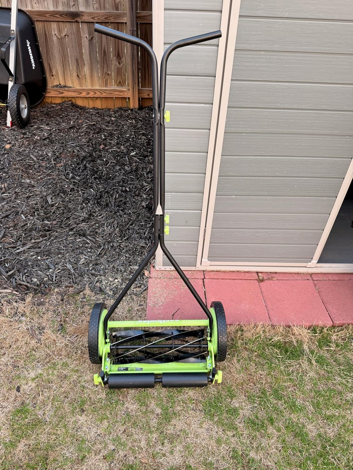 Earthwise 1715-16EW 16-Inch 7-Blade Push Reel Lawn Mower, Grey customer photo 2