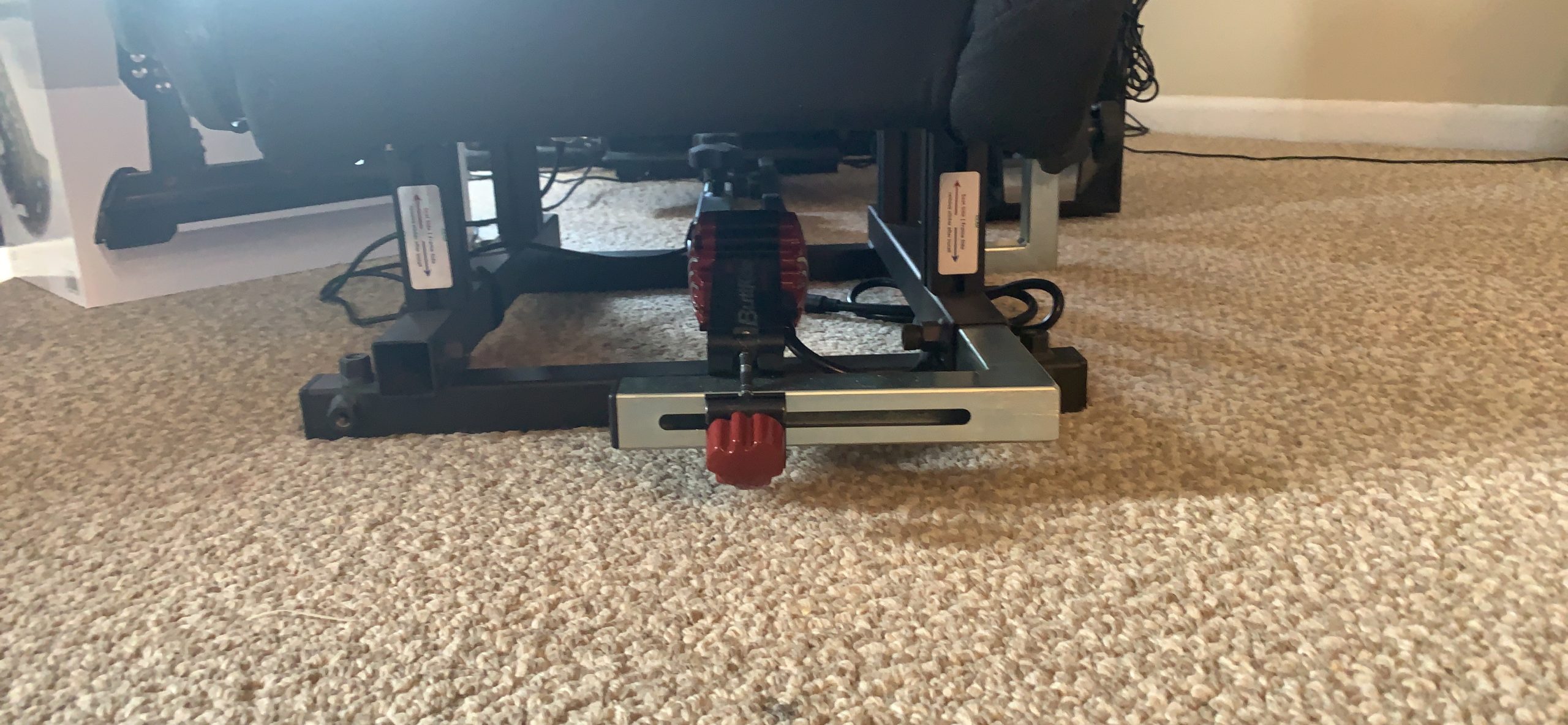 OpenWheeler Universal Bracket for Bass Shaker | Low Frequency Audio Tactile Transducers. Fits all buttkickers, AuraSound customer photo 2