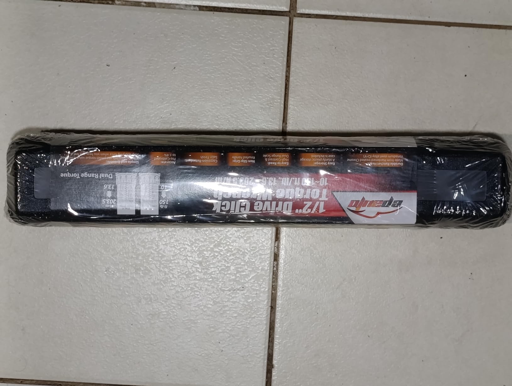EPAuto 1/2-inch Drive Click Torque Wrench, 10-150 ft/lb, 13.6-203.5 N/m customer photo 2