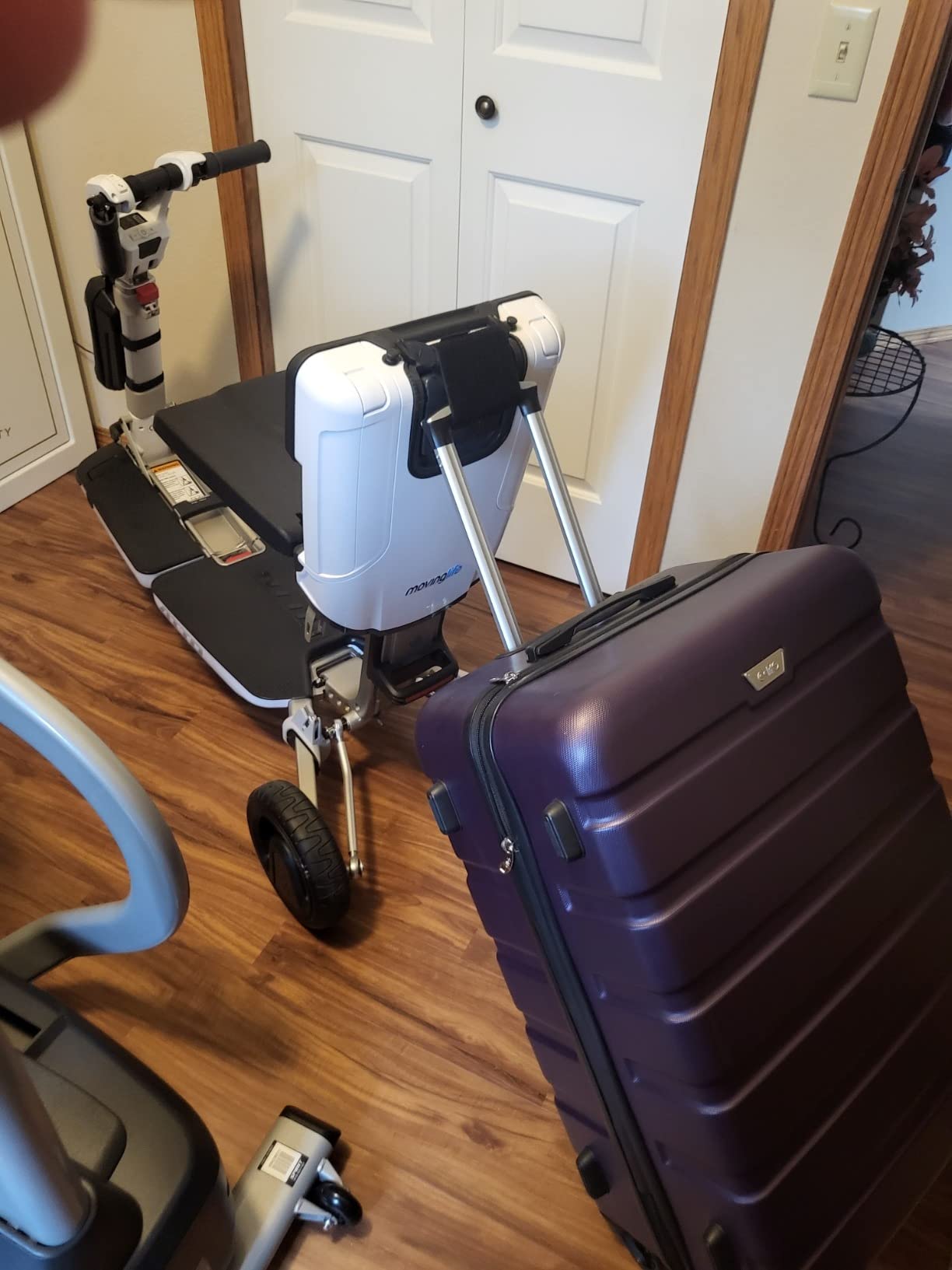 ATTO Folding Travel Powered Mobility Scooter by MovingLife, Full-Size Portable Electric Scooter, Lightweight Lithium Battery, Airline Approved customer photo 2