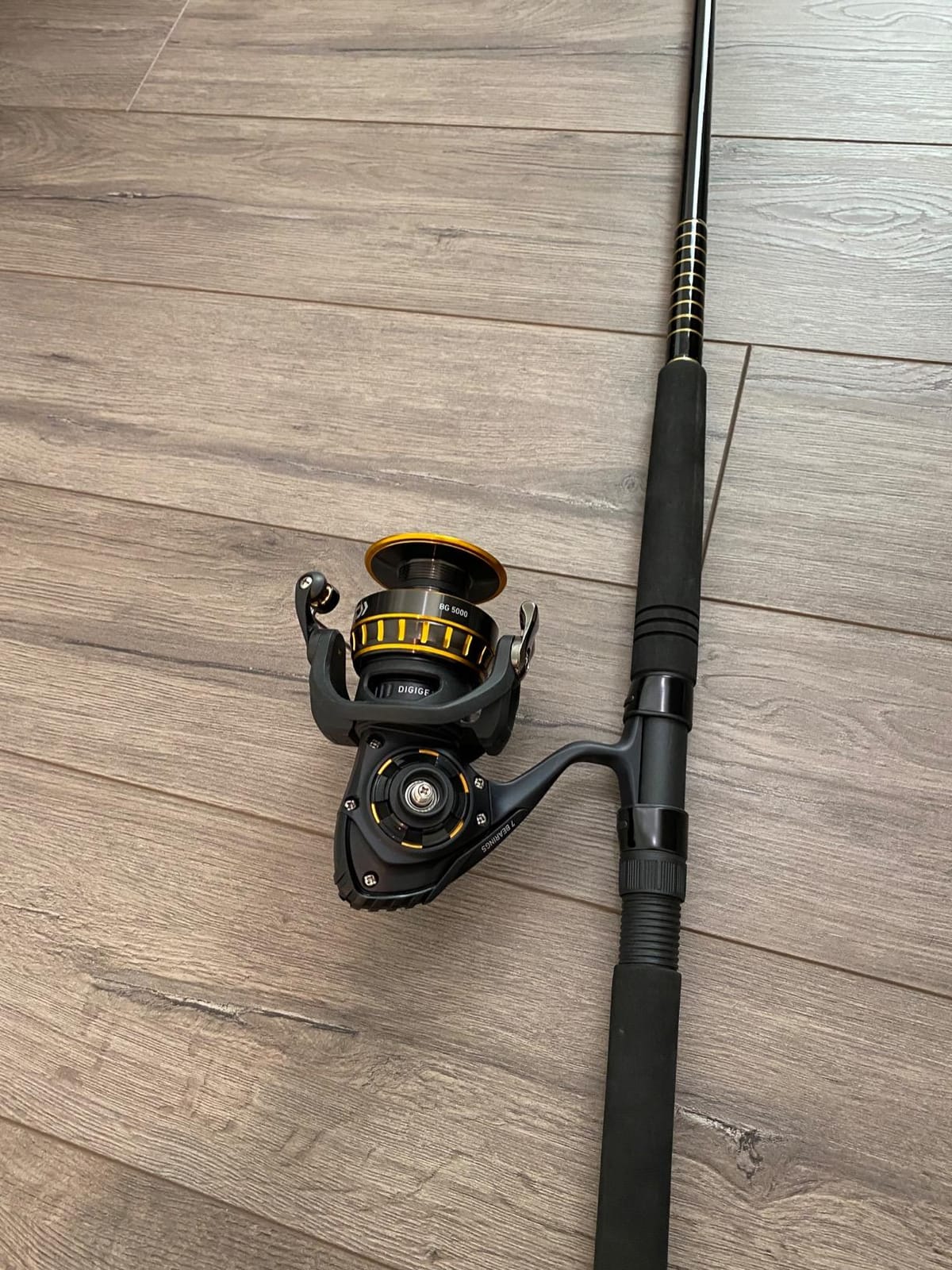 Daiwa BG5000/701H BG Saltwater Pre-Mounted Combo, 5000, 6+1 Bearing, Spinning, 7' Rod, 1Piece customer photo 2