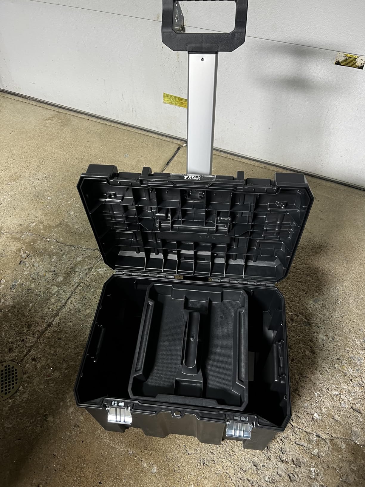 DEWALT Tool Box with Wheels Modular, Large Rolling Tool Box With Telescopic Handle, Portable Carrier Deep Stackable TSTAK Storage (DWST17820) customer photo 1