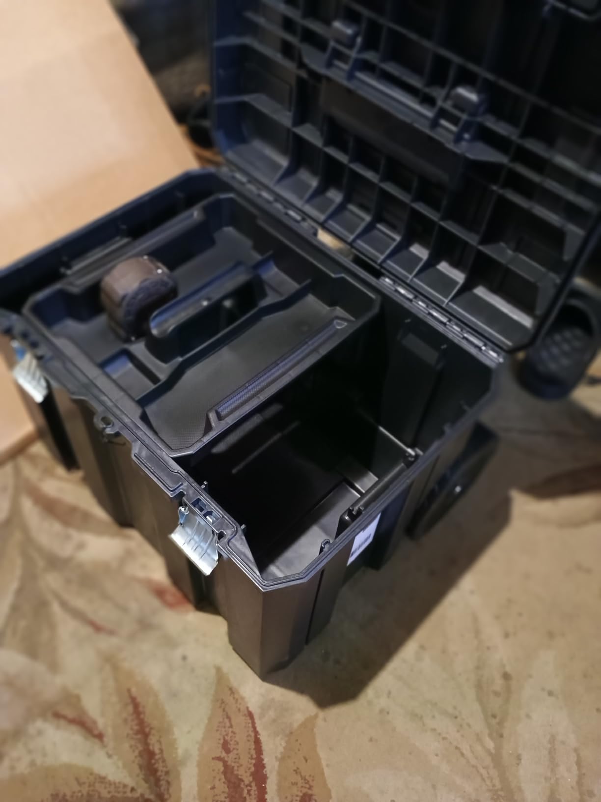 DEWALT Tool Box with Wheels Modular, Large Rolling Tool Box With Telescopic Handle, Portable Carrier Deep Stackable TSTAK Storage (DWST17820) customer photo 2