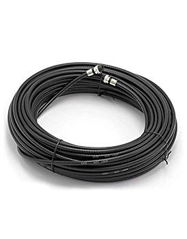 THE CIMPLE CO - RG6 Coaxial Cable 50 FT Outdoor - Indoor/Outdoor Dual Shielded Coax Cable for Satellite TV Antennas, Internet, CATV - Watertight Coax with Rubber Boots 50 Feet (15 Meters), White customer photo 2