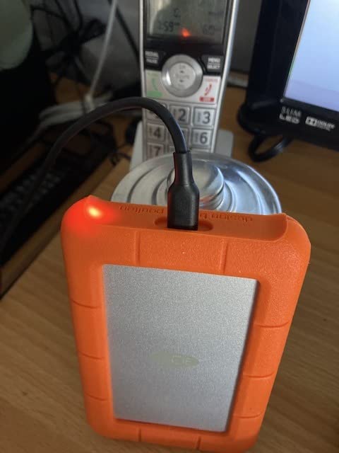 LaCie Rugged USB-C 2TB External Hard Drive Portable HDD, USB 3.0 Compatible, Drop Shock Dust Rain Resistant, for Mac and PC customer photo 1