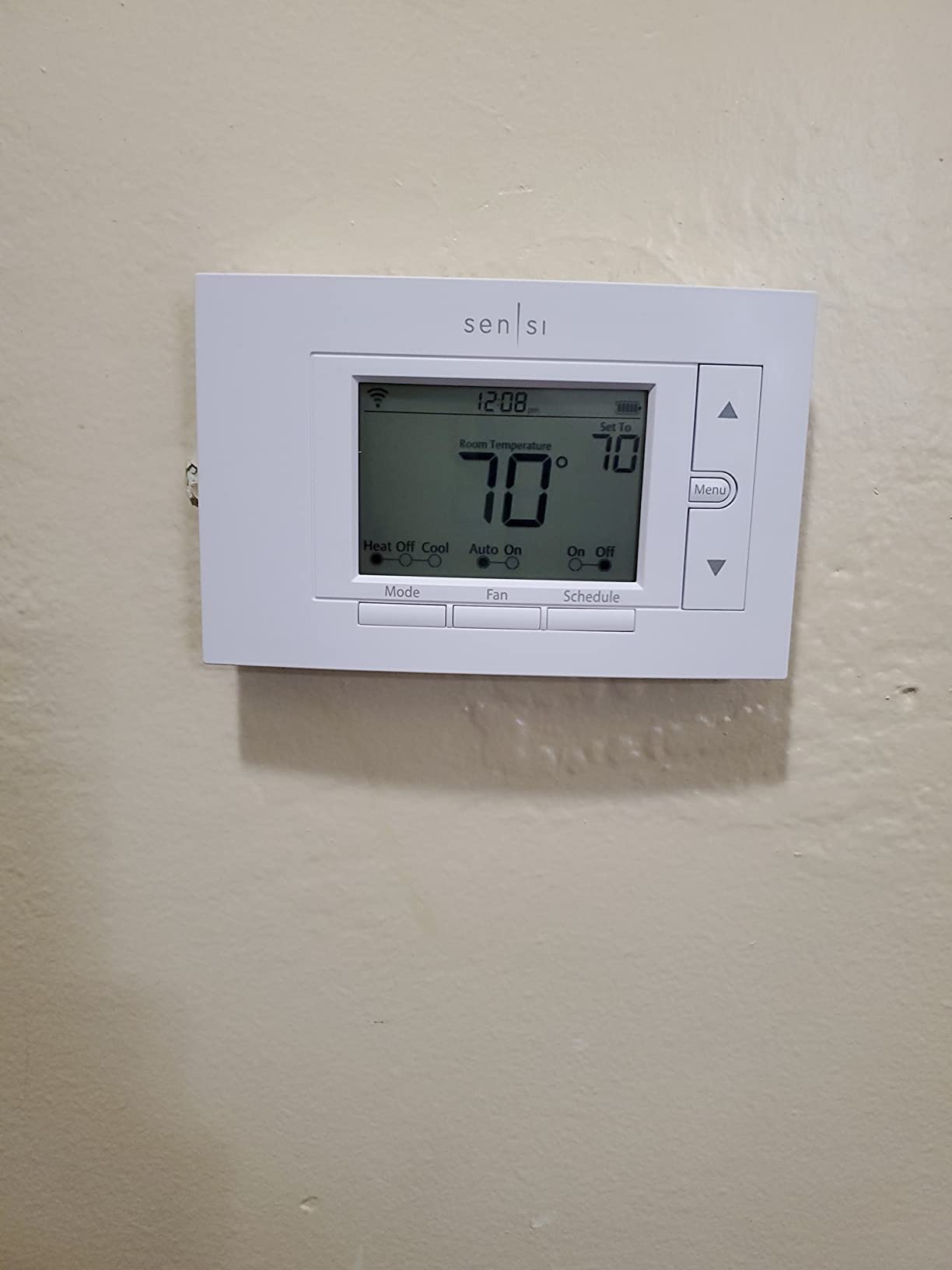 Sensi Smart Thermostat, Wi-Fi, Energy Star Certified, Alexa, 1F87U-42WF customer photo 1