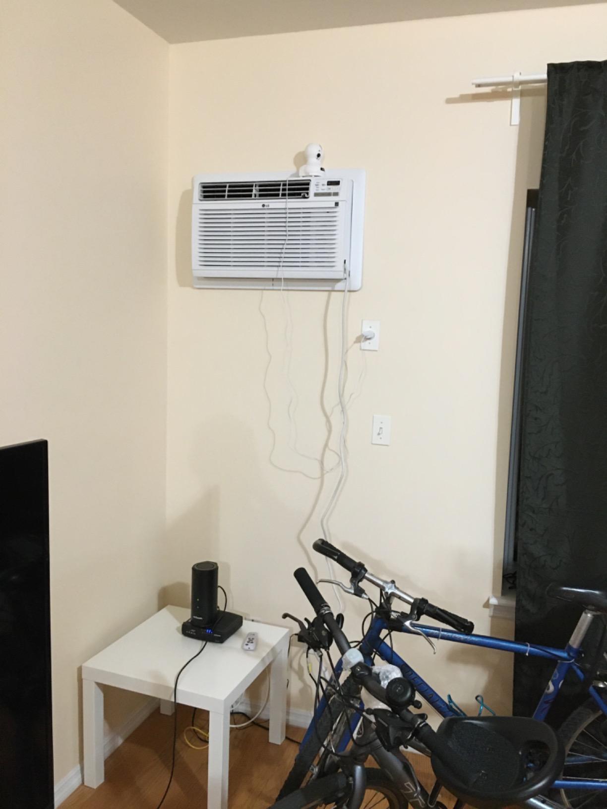 LG 7,800 BTU Through the Wall Air Conditioner, 115V, AC Wall Unit for Rooms up to 330 Sq. Ft., Perfect for Bedroom or Office, Wall Mounted AC Unit with Remote and 3 Cool & Fan Speeds, White customer photo 2