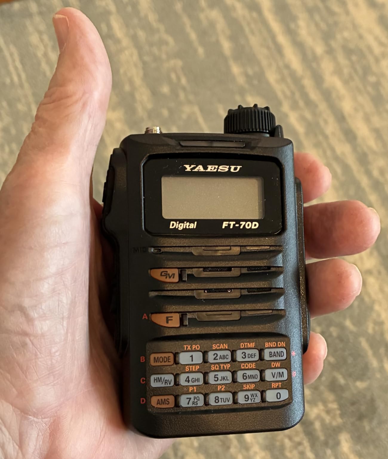 Original Yaesu FT-70DR 144/430 MHz Digital/Analog Handheld Transceiver - C4FM / FDMA - 3 Year Manufacturer Warranty customer photo 1