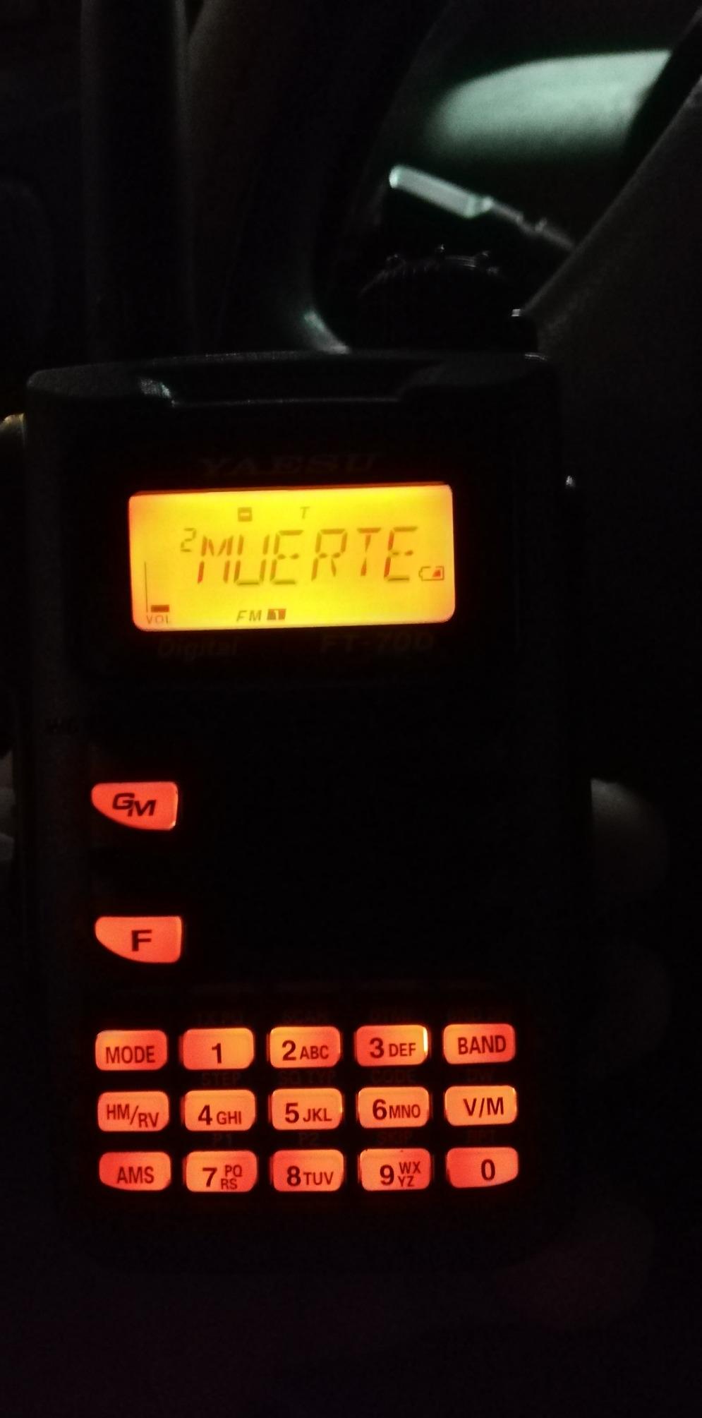 Original Yaesu FT-70DR 144/430 MHz Digital/Analog Handheld Transceiver - C4FM / FDMA - 3 Year Manufacturer Warranty customer photo 2