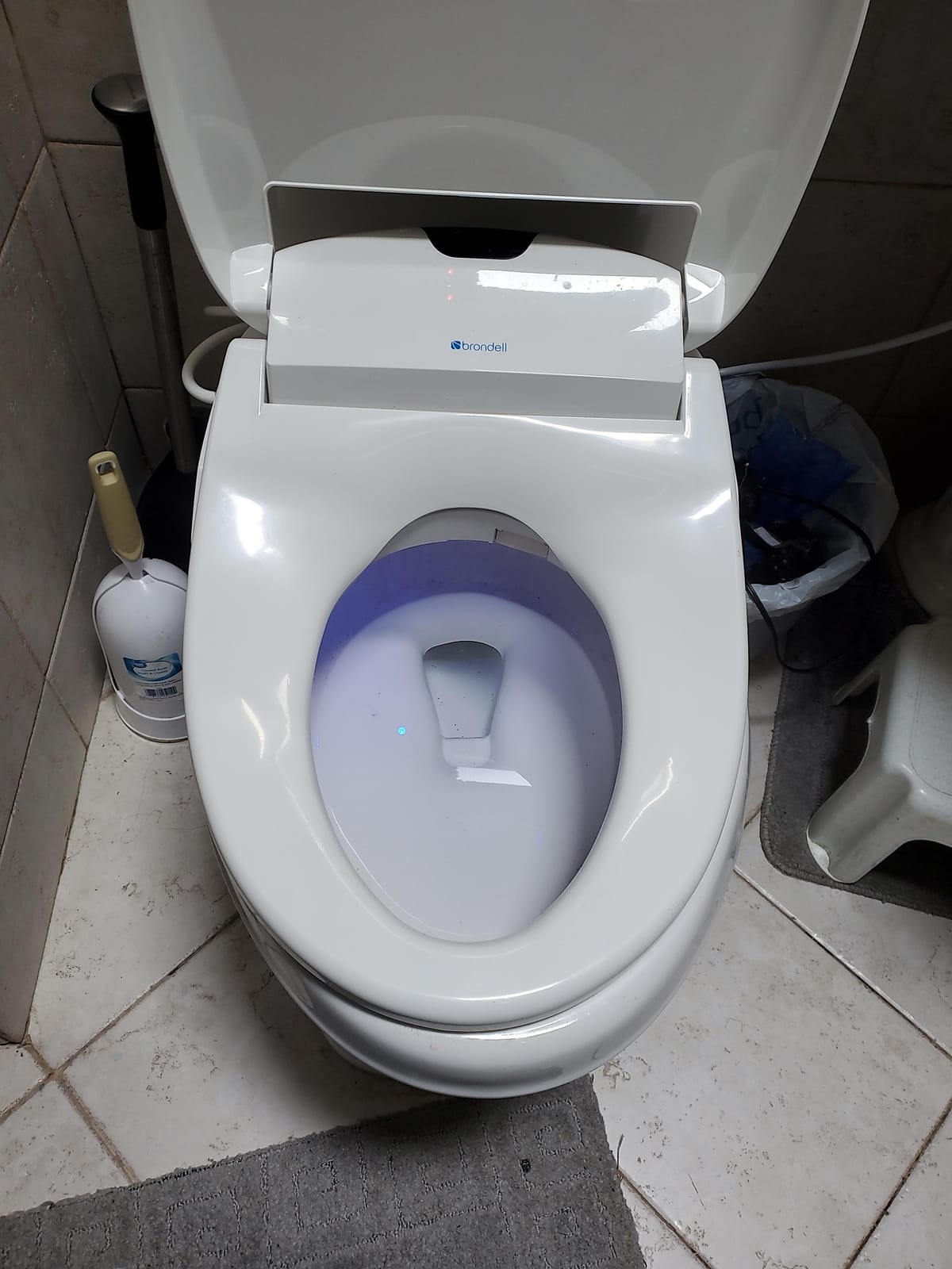Brondell Bidet Toilet Seat S1400, Smart Toilet Seat, Dual Stainless-Steel, Self-Cleaning Nozzle With Clean Plus Technology, Endless Warm Water Bidet, Warm Air Dryer-Nightlight, Heated Seat, Elongated customer photo 2