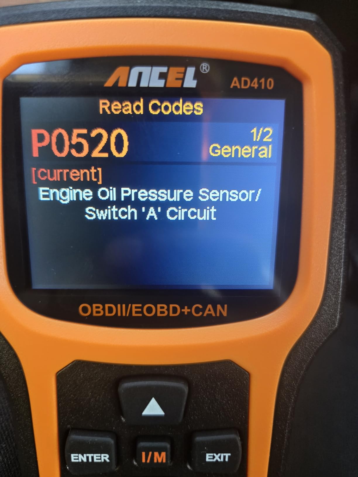 ANCEL AD410 Enhanced OBD2 Scanner, Vehicle Code Reader for Check Engine Light, Automotive OBD II Scanner Fault Diagnosis, OBDII Scan Tool for All OBDII Cars 1996+, Black/Yellow customer photo 2