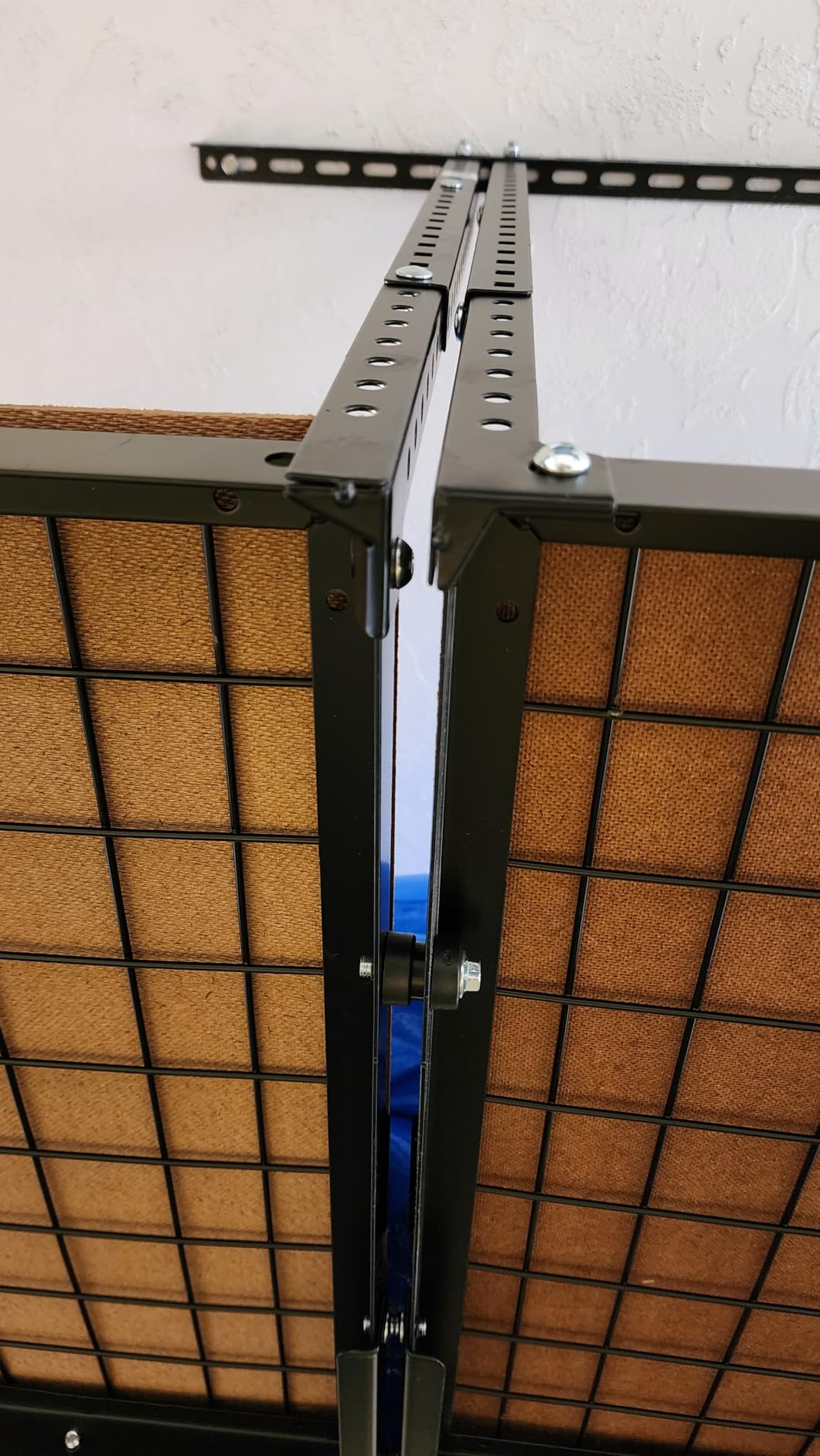FLEXIMOUNTS 4x6 Overhead Garage Ceiling Storage Rack Organization, Black | 450LBs Weight Capacity, 22